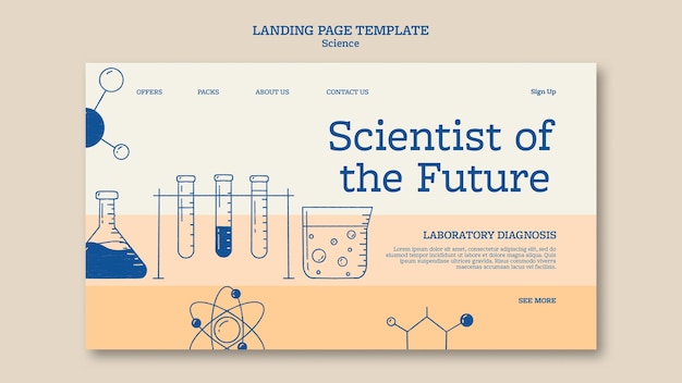 PSD gratuit conception de modèles scientifiques