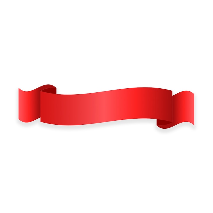 PSD gratuit conception réaliste de l'étiquette rouge