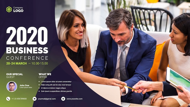PSD gratuit conférence de travail réunion d'affaires 2020