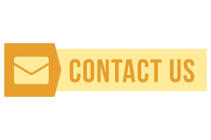 PSD gratuit contactez-nous illustration de l'étiquette