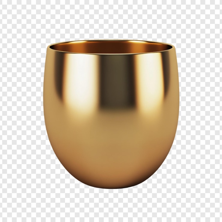 PSD gratuit coupe d'or un rendu 3d luxueux