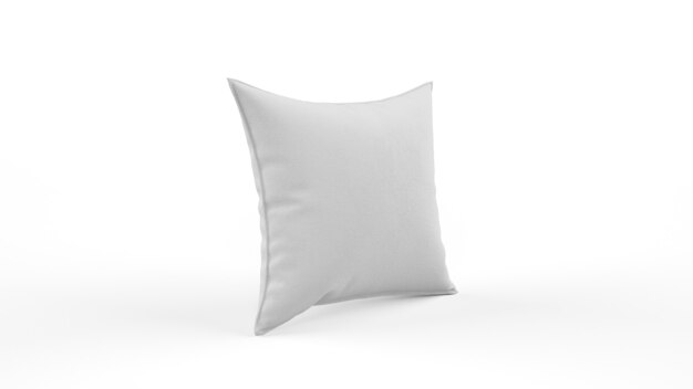 Coussin gris isolé