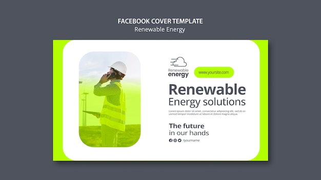 Couverture Facebook Des énergies Renouvelables