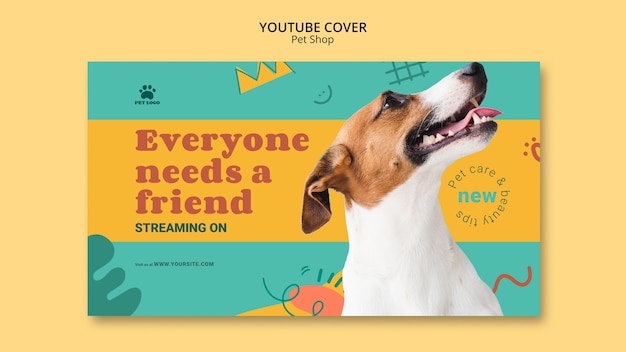 Couverture Youtube De L'animalerie Dessinée à La Main