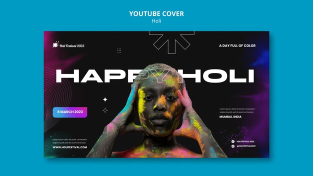 Couverture YouTube de la célébration du festival de Holi