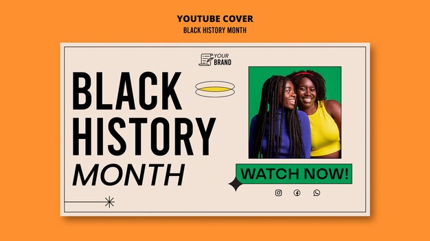 Couverture YouTube de la célébration du mois de l'histoire noire