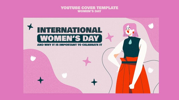 Couverture YouTube de la célébration de la journée de la femme