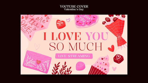 Couverture YouTube de la célébration de la Saint-Valentin