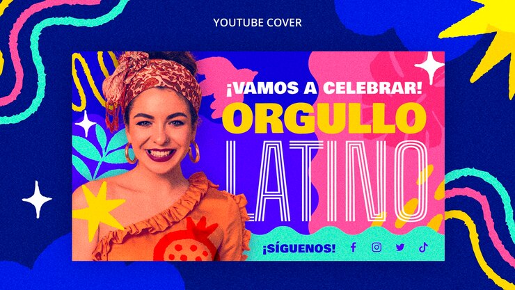 PSD gratuit couverture youtube de divertissement de fête