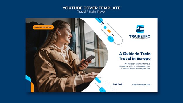 Couverture youtube itinérante dessinée à la main