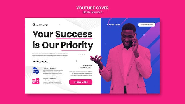 Couverture youtube des services bancaires dégradés