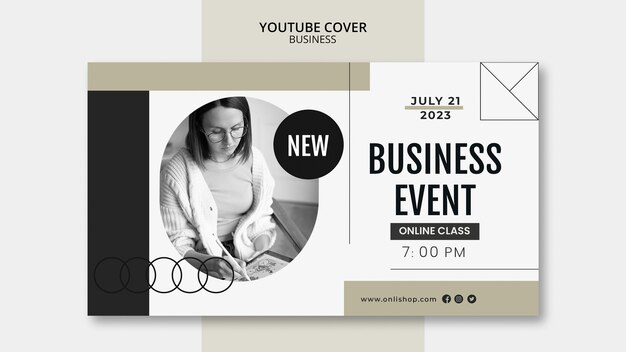 Couverture youtube stratégie d'entreprise