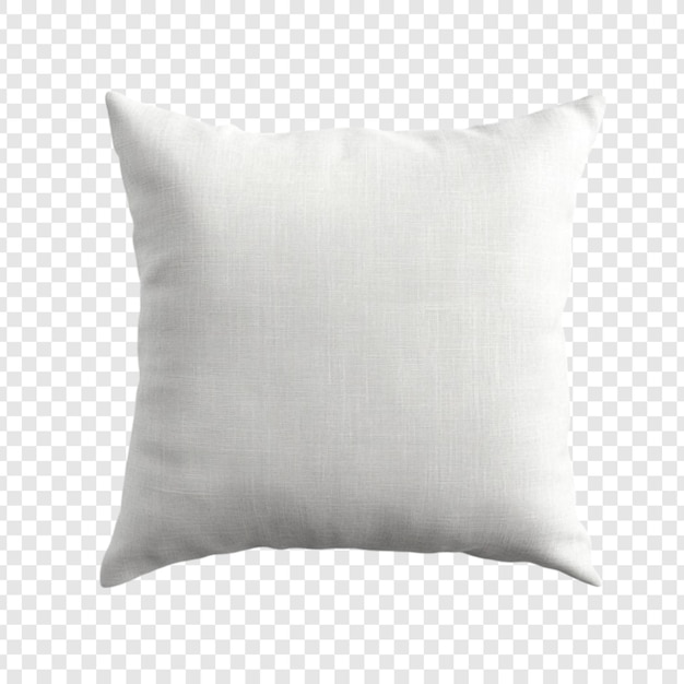 Cushion blanc carré coussin oreiller décoration de la maison confort doux design simple accessoires de chambre à coucher confortable style minimaliste tissu texturé ton neutre aspect propre esthétique moderne
