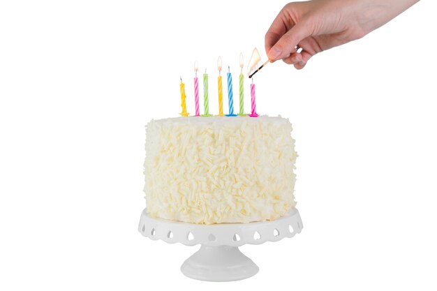 Décoration d'anniversaire isolée