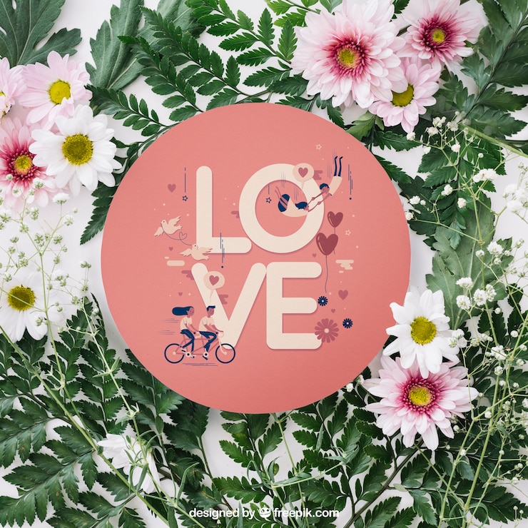 PSD gratuit décoration de mariage floral