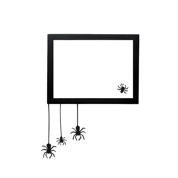 Le design du cadre d'Halloween est isolé.