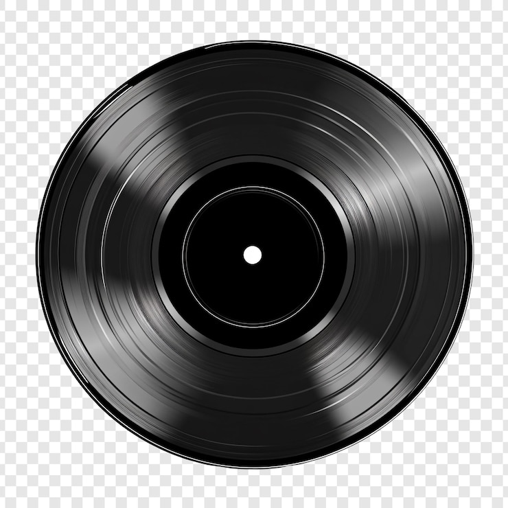 PSD gratuit un disque vinyle vintage, un classique éternel