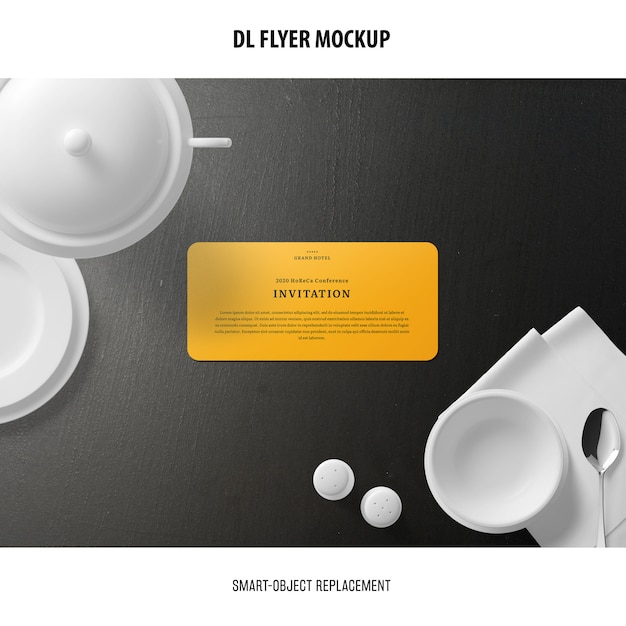 DL Flyer Mockup