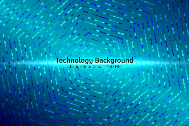 PSD gratuit dot blue wave light screen gradient texture background abstract technology big data digital background rendu 3d