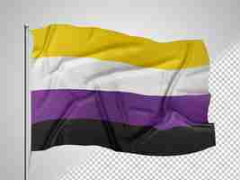 PSD gratuit drapeau de l'union asexuée