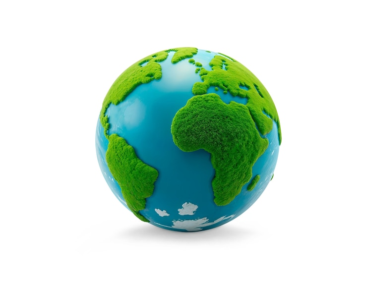 PSD gratuit l'éducation de l'école de ballon de la terre