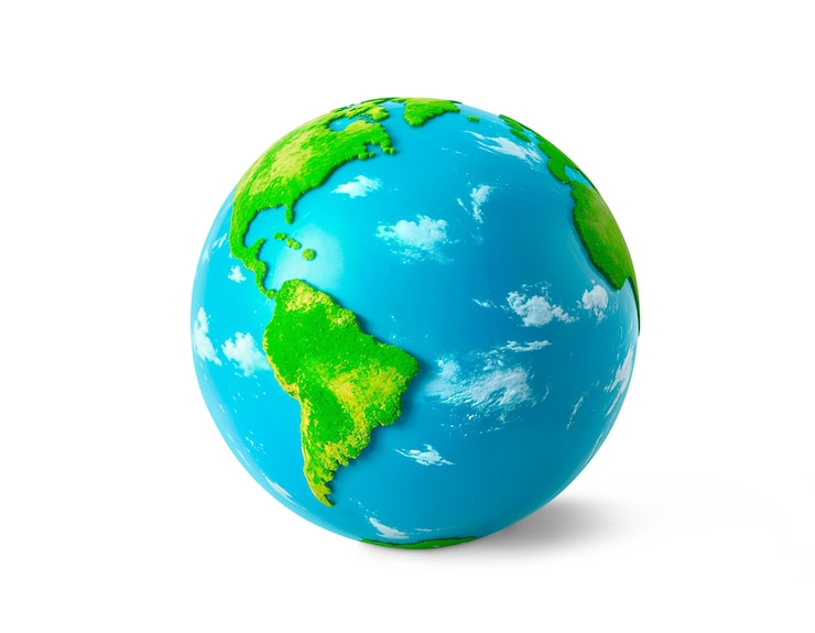 PSD gratuit l'éducation de l'école de ballon de la terre