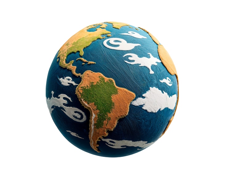 PSD gratuit l'éducation de l'école de ballon de la terre
