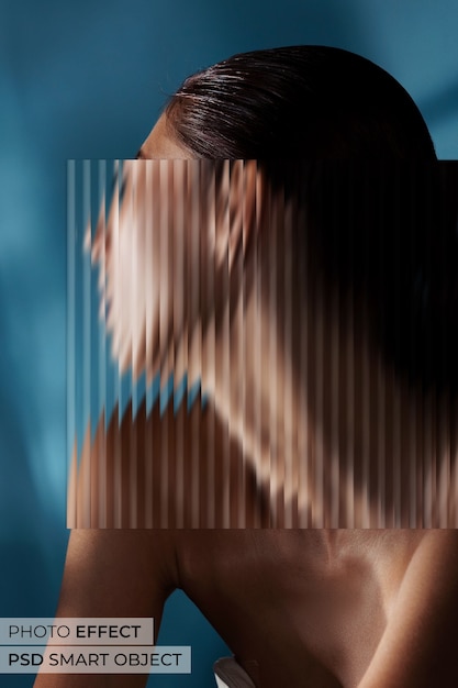 Effet photo de distorsion de verre
