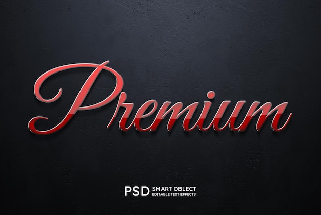 Effet De Style De Texte Premium Psd gratuit