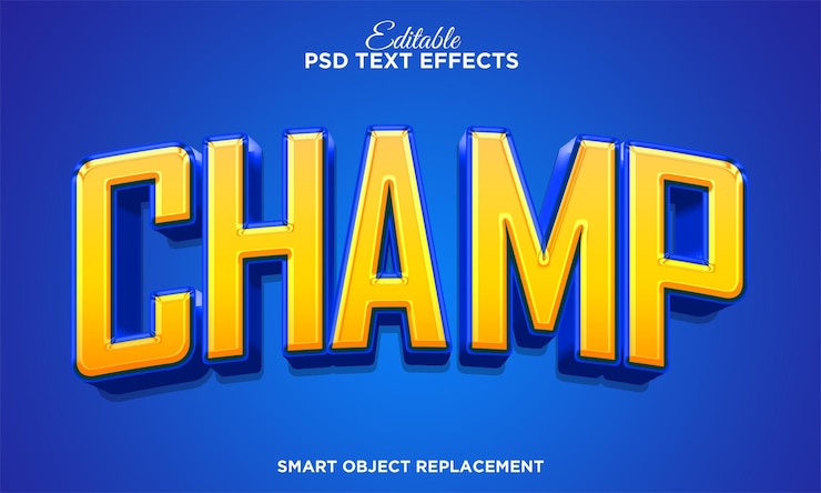 PSD gratuit effet de texte e-sport moderne