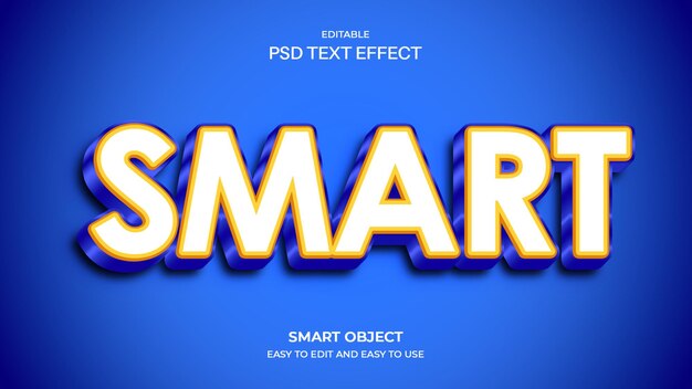 PSD gratuit effet de texte avec style 3d