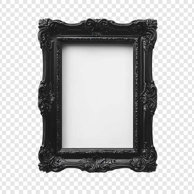 Elegant cadre d'image noir orné
