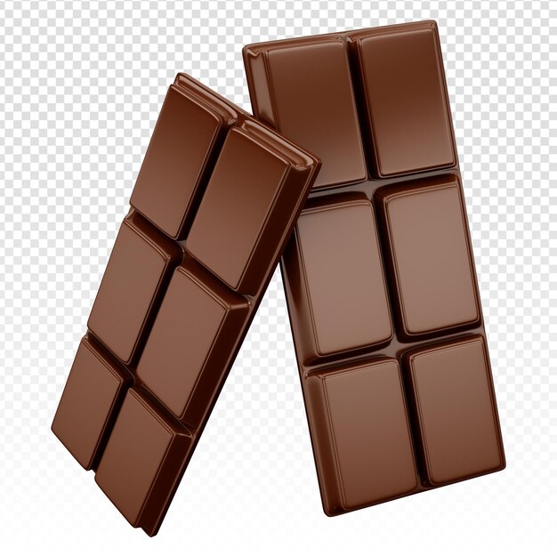 Élément 3D avec texture de chocolat de Pâques