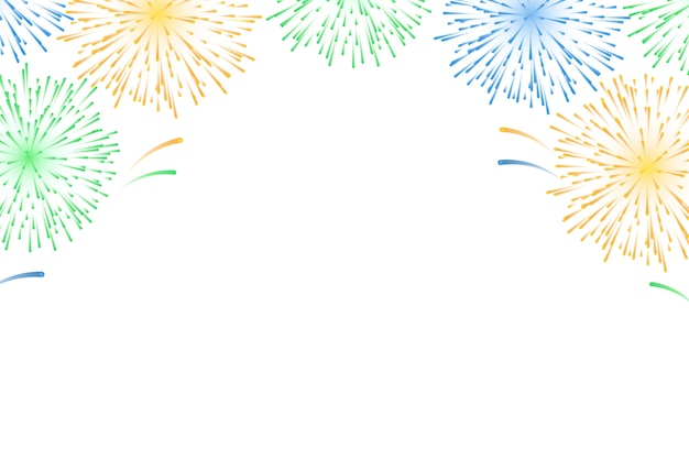 Élément de feux d'artifice isolé