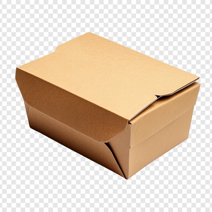 PSD gratuit enveloppe en carton kraft container écologique pour les aliments ou les marchandises