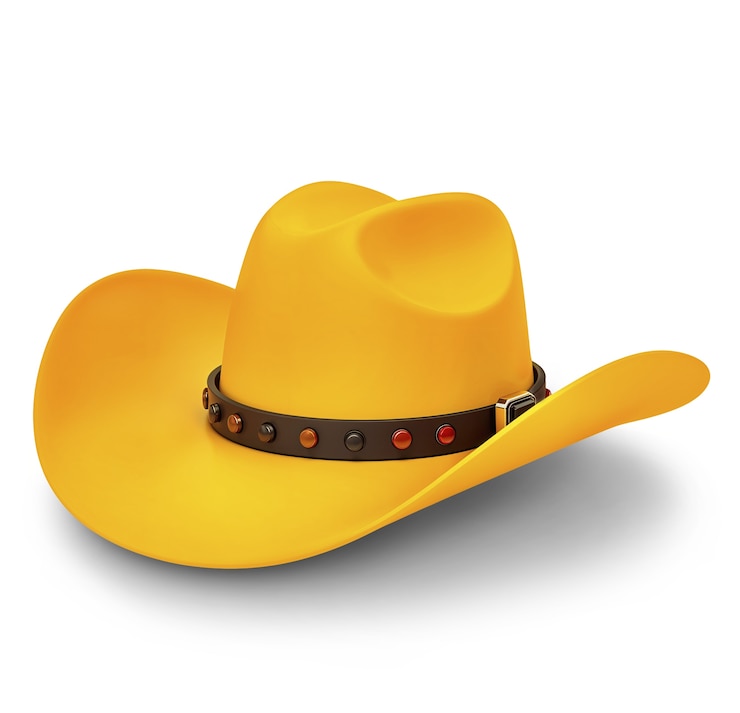 PSD gratuit c'est un bel accessoire de cow-boy.