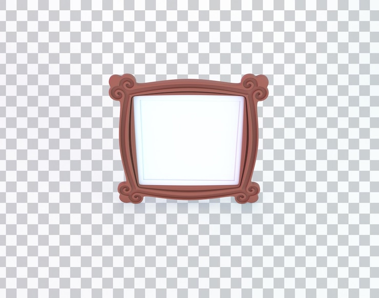 PSD gratuit face avant du cadre vintage