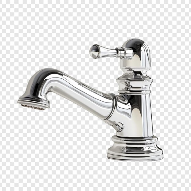 Faucet de salle de bain en chrome élégant Décor de maison de luxe de design moderne
