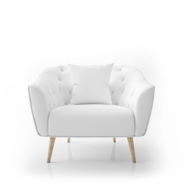 Fauteuil et oreiller