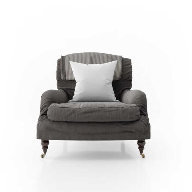 Fauteuil et oreiller