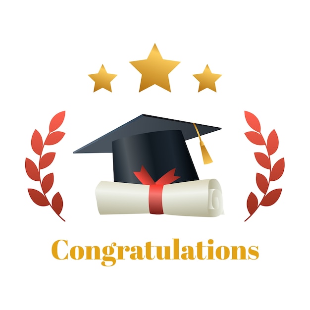 Félicitations aux diplômés illustration