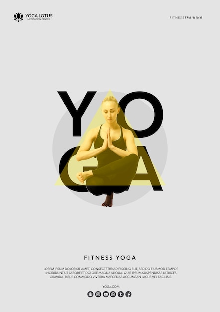 Femme en yoga pose méditation