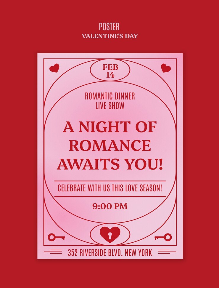 PSD gratuit la fête de la saint-valentin