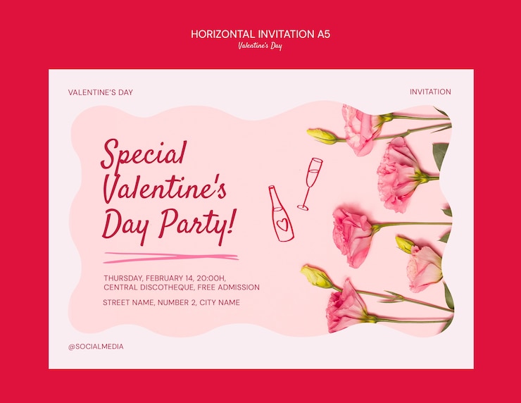 PSD gratuit la fête de la saint-valentin