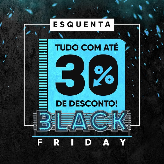 Le fil des médias sociaux réchauffe le vendredi noir avec 30 off