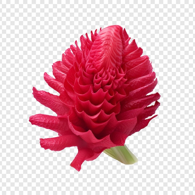 PSD gratuit fleur de crête de coq png isolé sur fond transparent