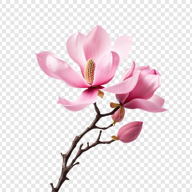 PSD gratuit fleur de tulipier isolée sur fond transparent