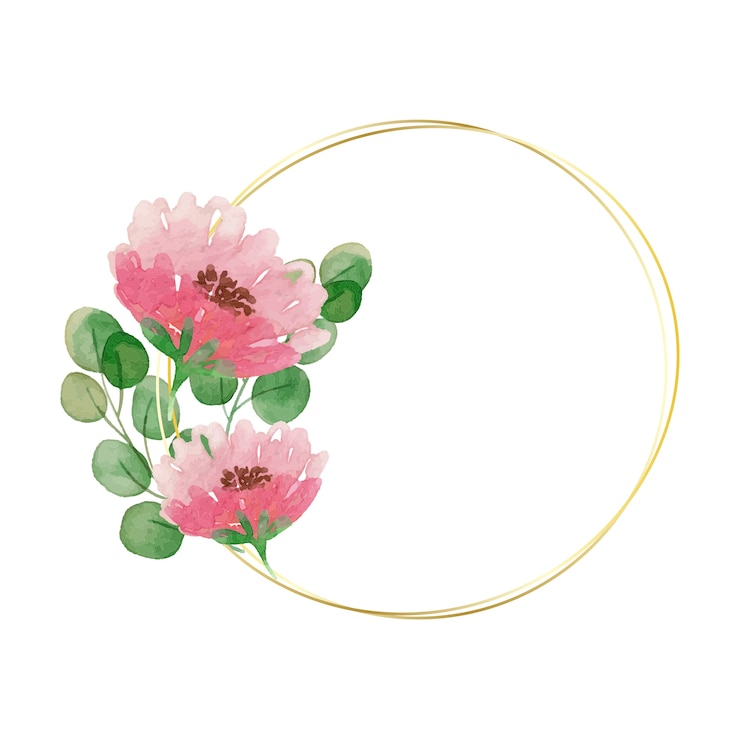 PSD gratuit fleurs aquarelle illustration