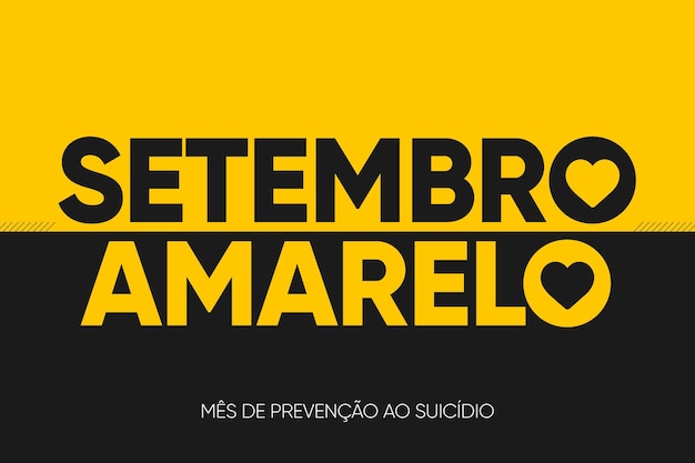PSD gratuit flux de médias sociaux instagram jaune septembre mois de la prévention du suicide