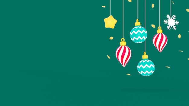 PSD gratuit fond 3d pour la célébration de la saison de noël